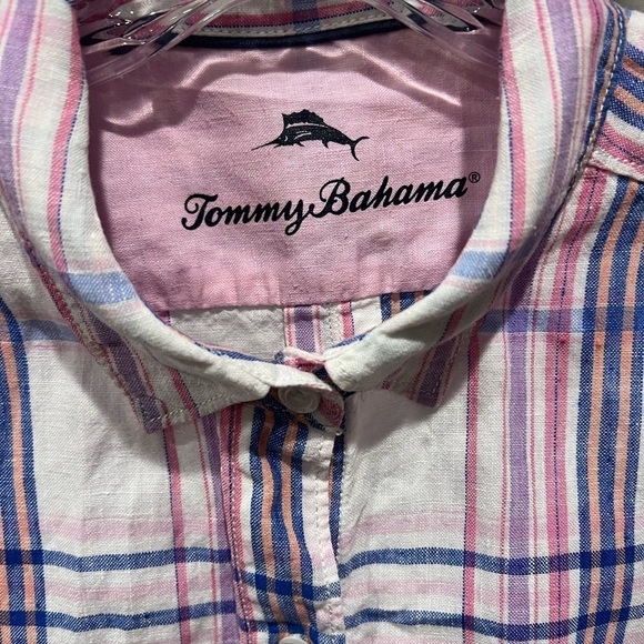 Women’s Tommy Bahama 100% Linen Long Sleeve Button Down Size Medium. - Picture 2 of 15